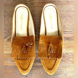 Brown Suede Loafers